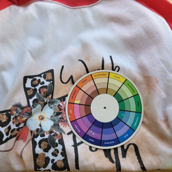 Next Level Unisex Shirt XL Raglan Sleeve Walk By Faith Christian Cross NOV48E - Picture 8 of 10